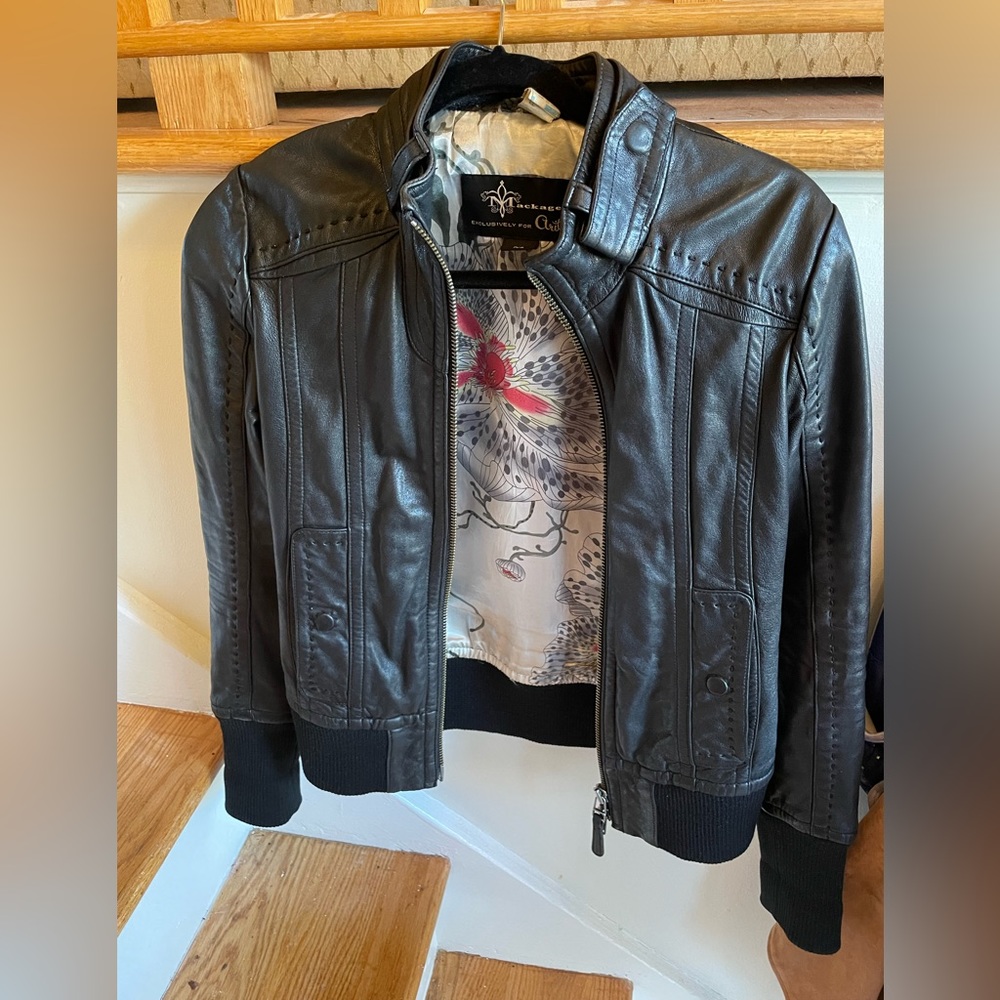 Aritzia authentic leather jacket